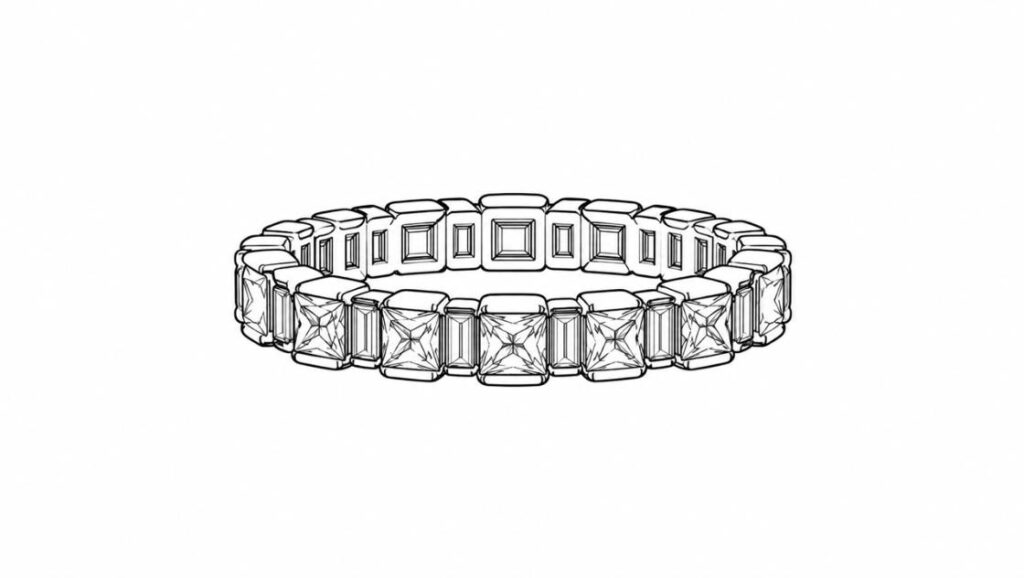Eternity wedding band